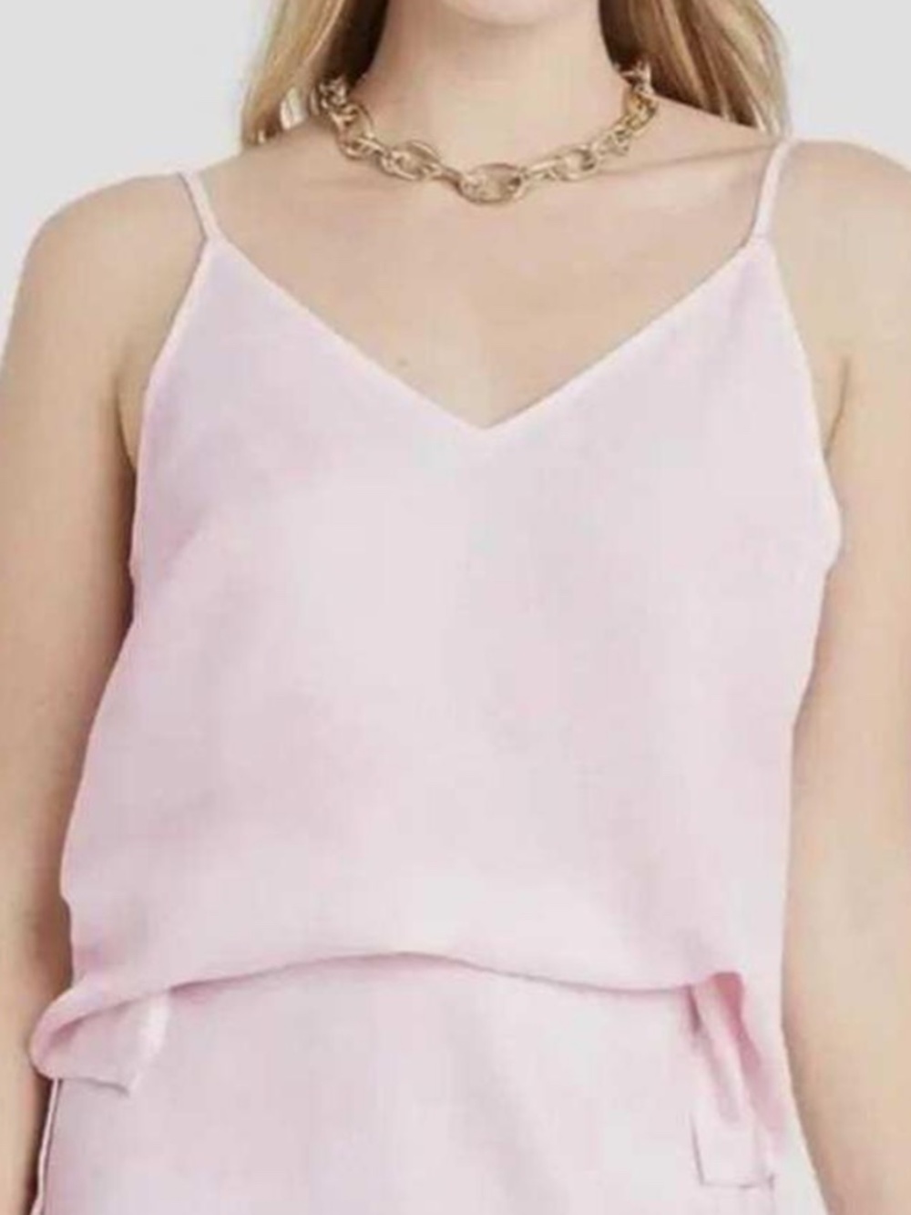 a new day Pale Pink V-Neck Spaghetti Strap Cami
